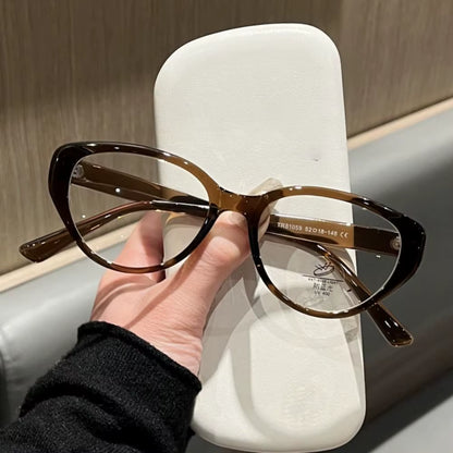 Korea Retro Oval Glasses Frame Women Lovely Ins No Makeup Plain Glasses Men Eyewear Cute Decorative Computer Glasses