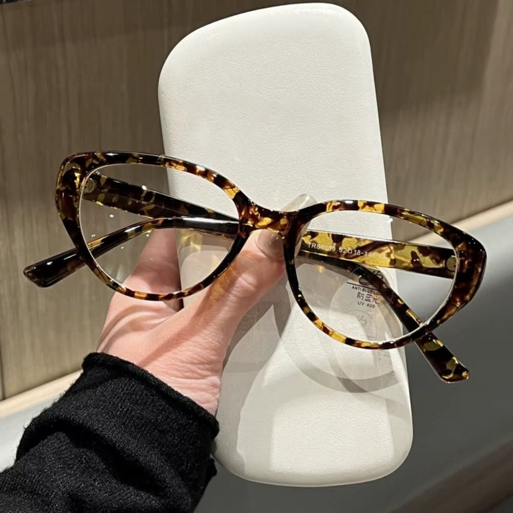 Korea Retro Oval Glasses Frame Women Lovely Ins No Makeup Plain Glasses Men Eyewear Cute Decorative Computer Glasses